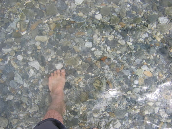 Crystal clear water