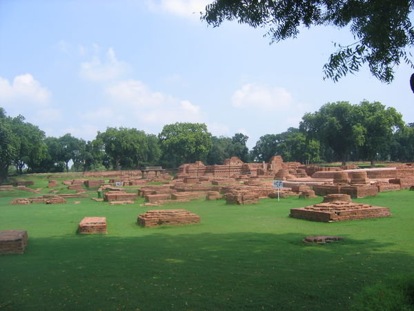 Monastery ruins at Sarnath