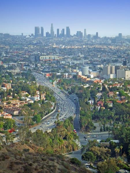 LA viewed from Mullholland Drive