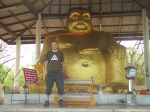 Big, fat Buddha thing, Kanchanaburi