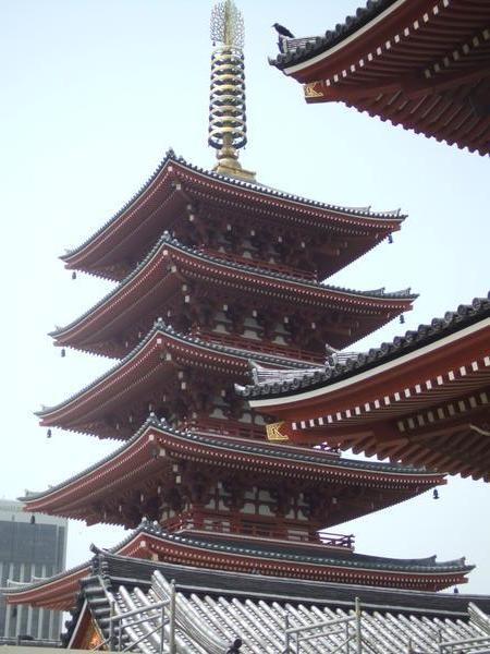 Five-storied Pagoda at Senso-ji Temple