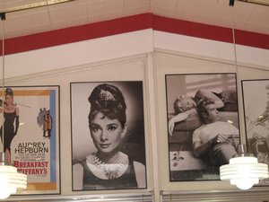 Audrey Hepburn wall