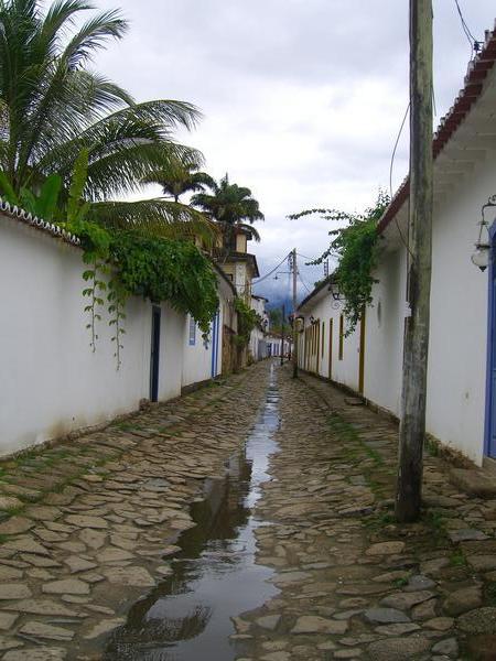 Typical street in Paraty