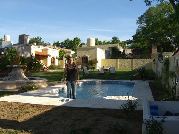 The pool at Draghi Hostel