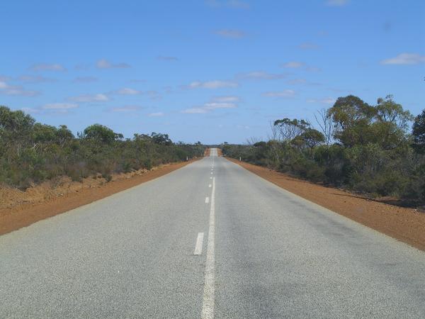 The road back to Perth!