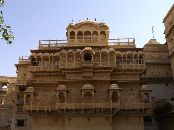 One of many beautiful haveli's in Jaisalmer