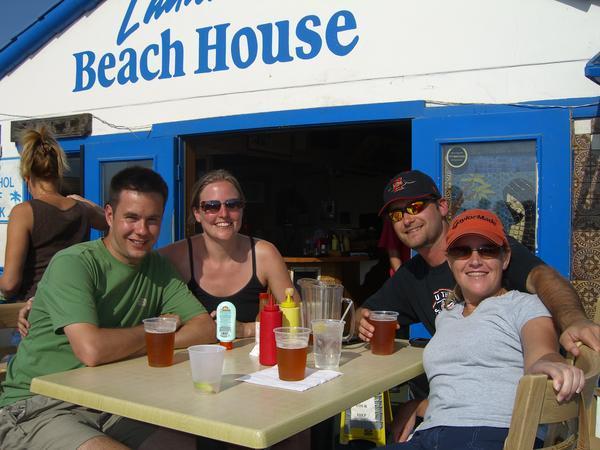 La Heina Beach Bar with Weekend Hosts Pete and Leslie 