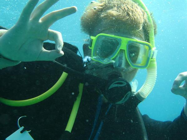 Me, underwater