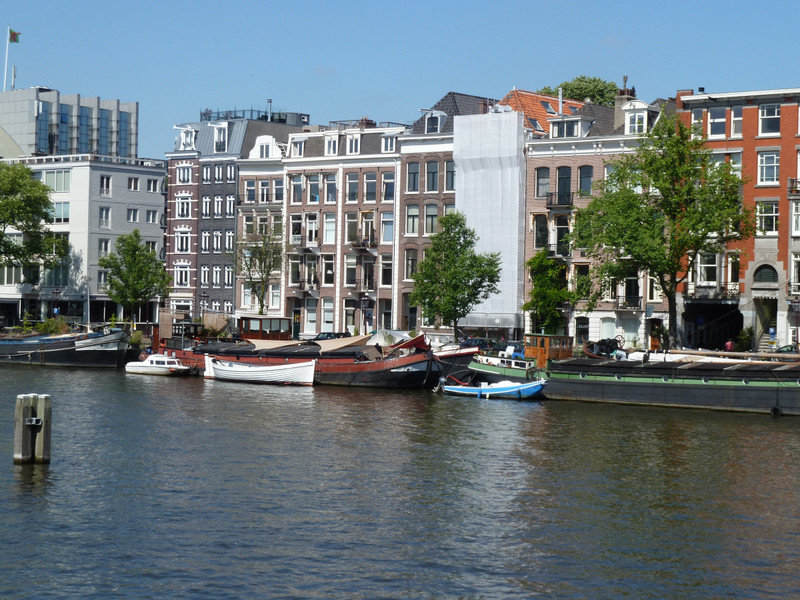 Buildings along the Amstel
