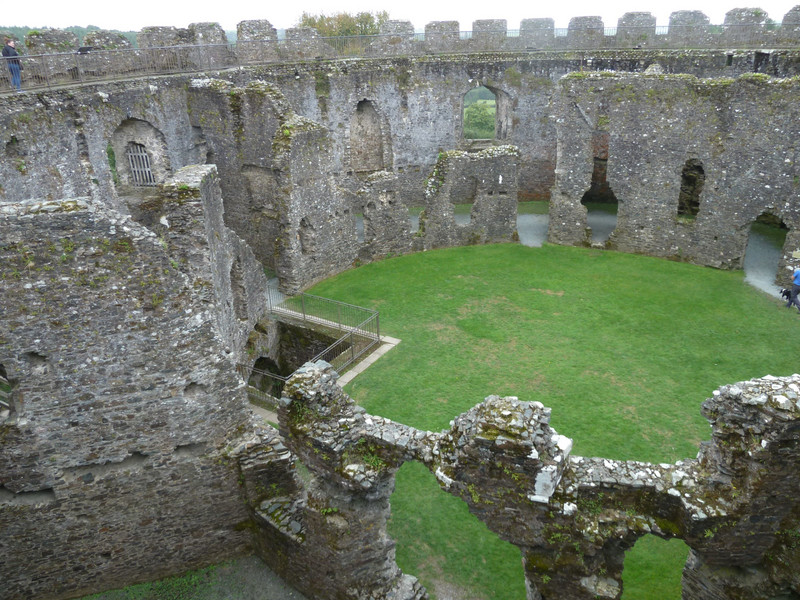 Courtyard of the ruined castle