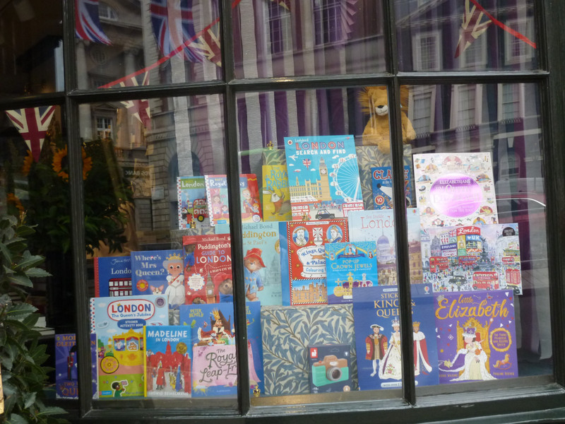 Jubilee children's books display, Hatchards 