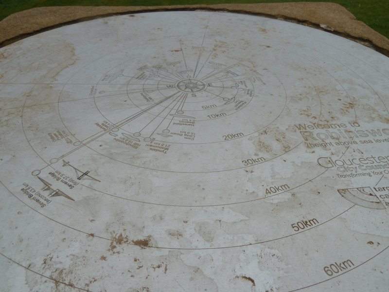 map on the summit on Robinswood Hill Country Park