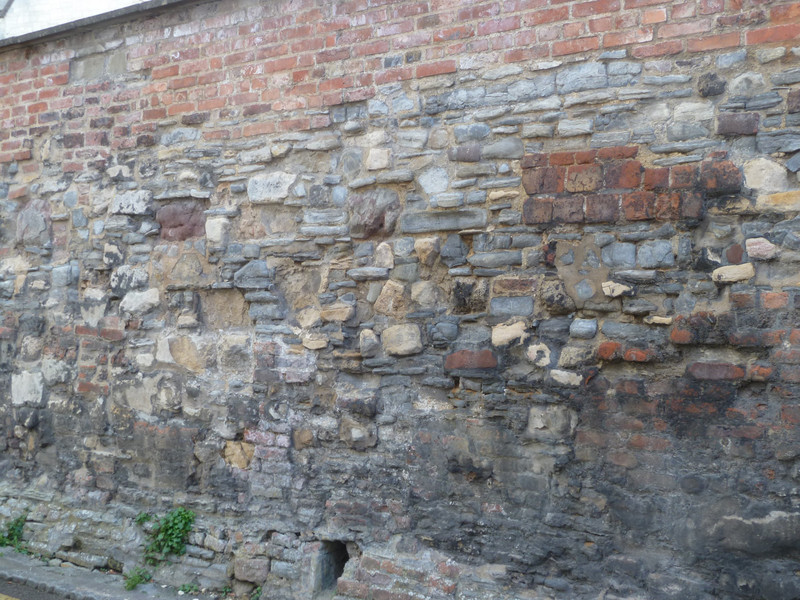 medieval stones on the wall