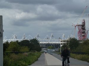 Footpath to the Olympic Stadium