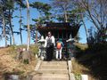 Chihiro standing at Kameyama shrine