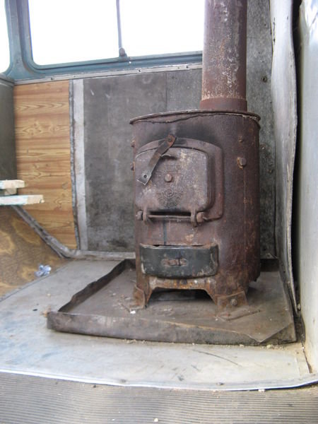 Stove in the back of our 66