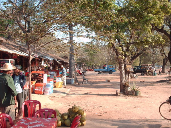 Market - outside most temples