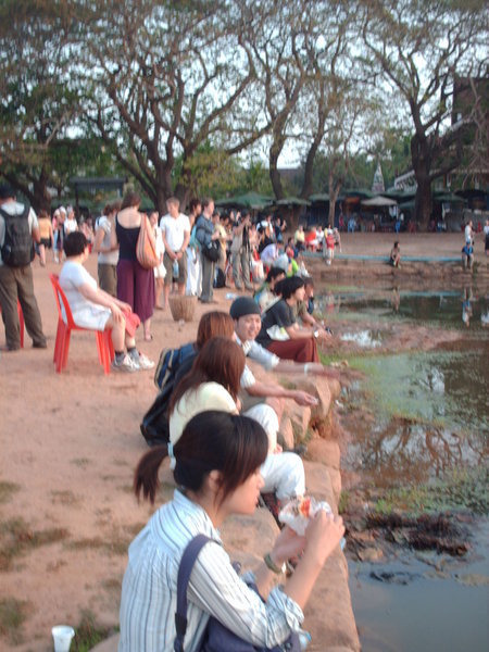 Angkor Wat - Waiting for sunrise