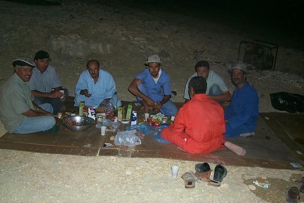 Supper in the desert