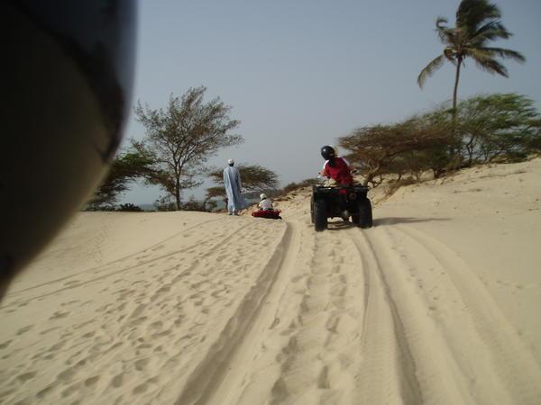 Riding the dunes!