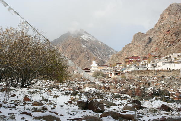 Arrival At Tsurphu Monastery