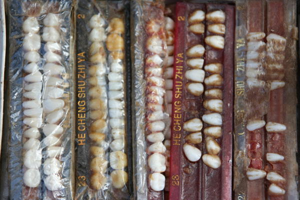 Teeth For Sale At The Market