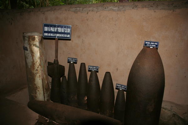 Some Of The Bombs Dropped By The US Onto Villages In The Cu Chi Area