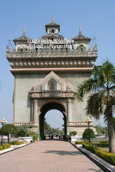 The Patuxai Victory Monument Arch
