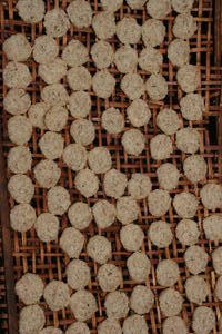 Coconut Cakes Drying In The Sun