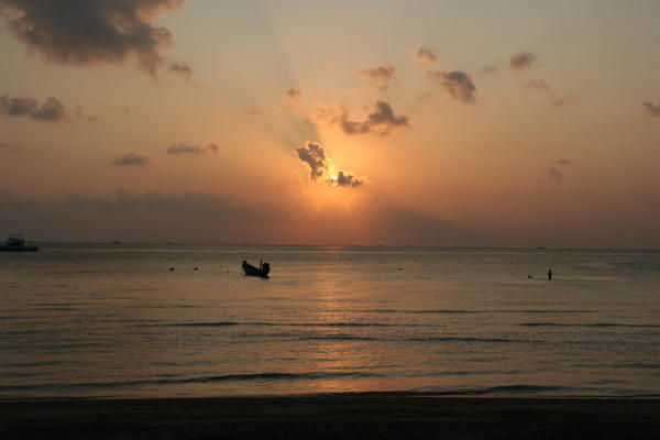 Sunset On Sairee Beach