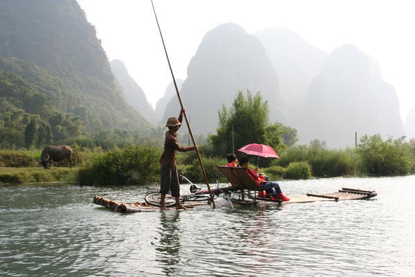 Bamboo Rafting The Yulong River