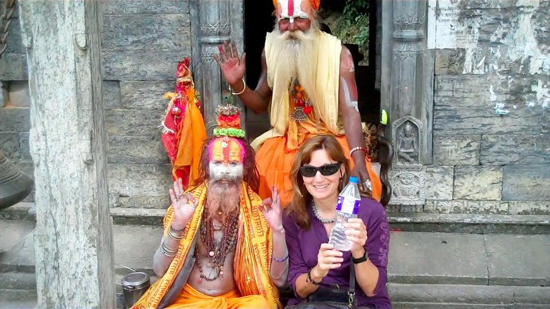 Me and the Sadhus!
