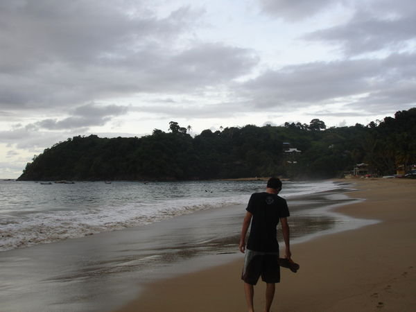 Tobago - Castara beach at dusk