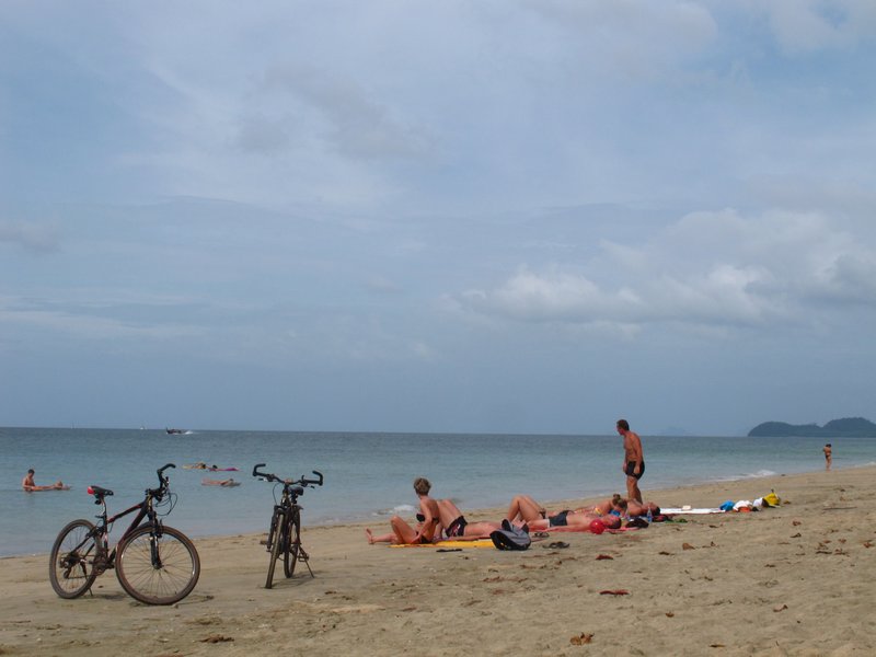 Bike Ride on Koh Jam beach