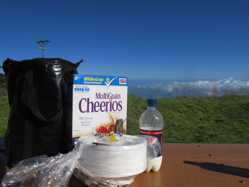 Haleakela - recreating a NZ camping breakfast