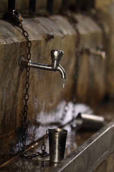 Public taps in the souk