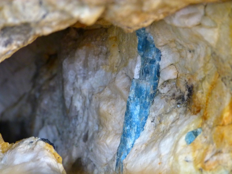 Aquamarine beryl in Hunza Valley
