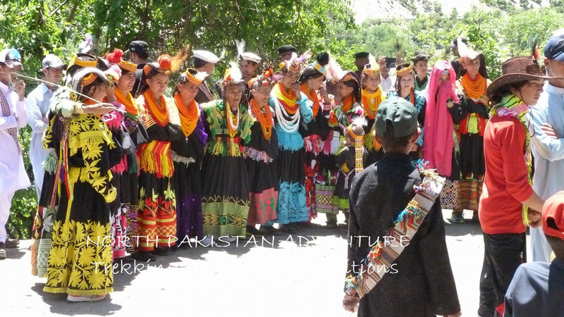 Kalash dance during the Joshi Festival in Bumburet Valley