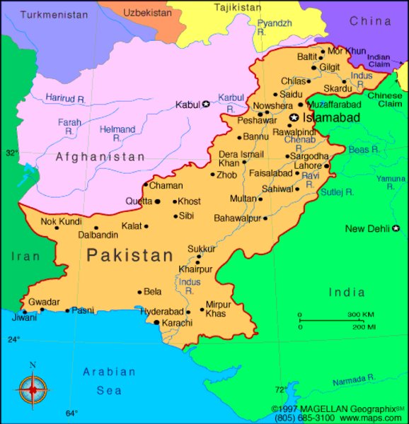 Map Of Pakistan Photo