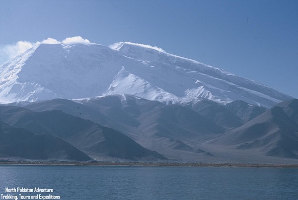 Muztagh Ata  7546M from Karakol Lake