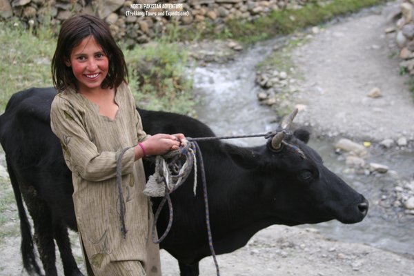 A girl in Askoli Village