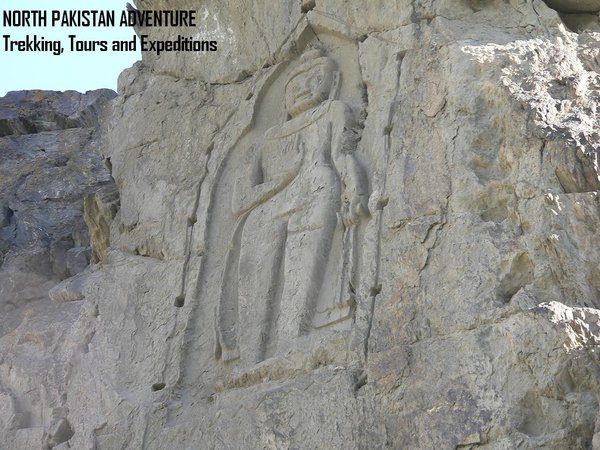 Rock Carving (Kargha Buddha) in Gilgit