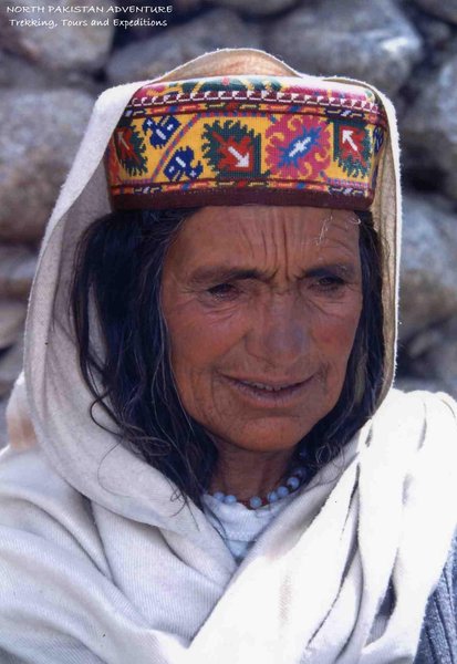 A woman from High pasture of Shimshal