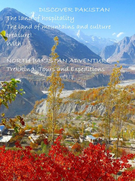 Autumn color in Hunza Valley
