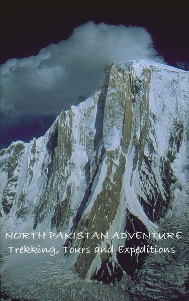 Spantik Peak, Golden Pillar from Nagar Valley of Northern Pakistan
