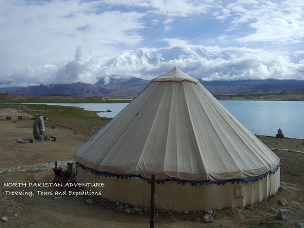 Yurt at Karakol Lake Tashkurgan China