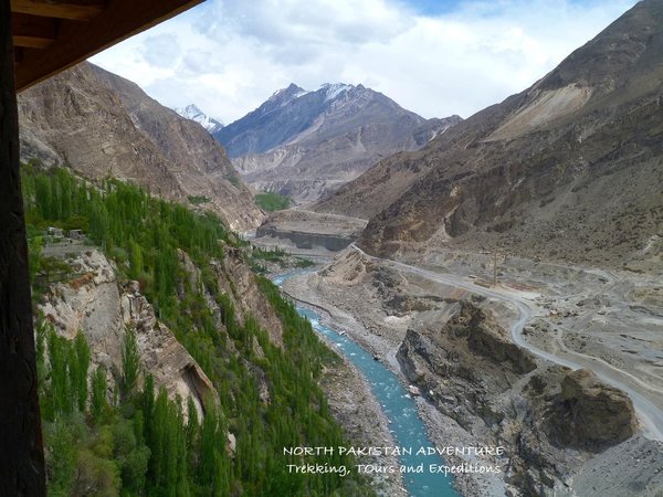 Hunza River and Karakorum Highway