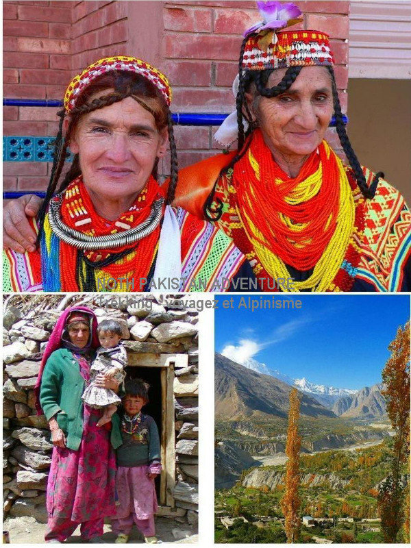 Facce da Kalash Valley e Gilgit, Hunza Valley