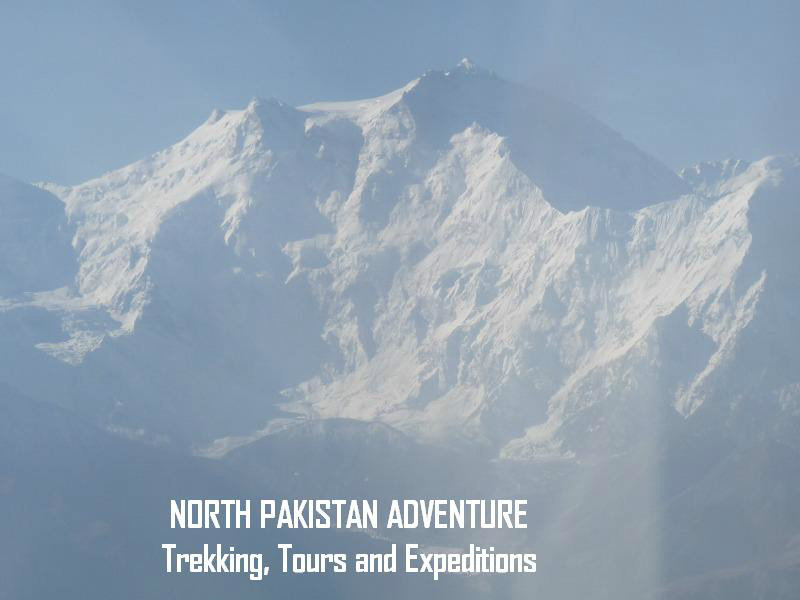 Nanga Parbat 8126 m in Himalaya occidentale del Pakistan