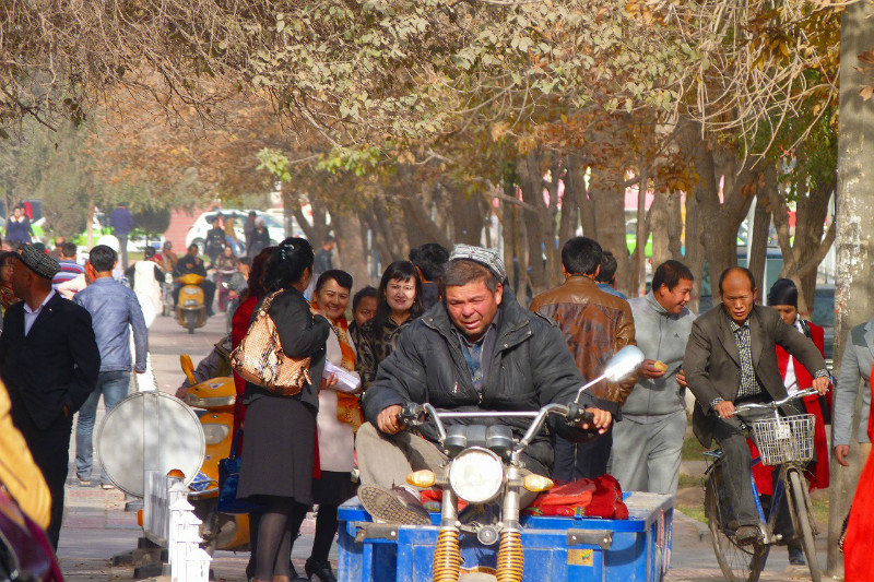 1A street in Kashgar-China